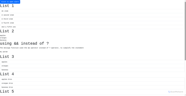 Security scan screenshot of https://vite-test-site.pages.dev/