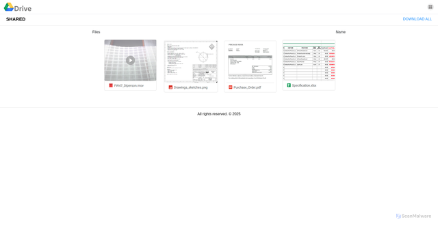 Security scan screenshot of https://download-gyzwg01usg.edgeone.app/ALIBABA%20DOWNLOAD.html