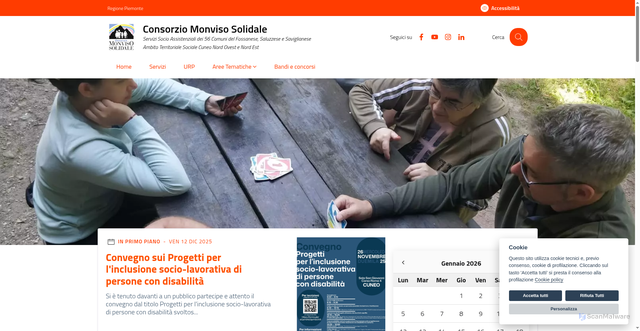 Security scan screenshot of https://www.monviso.it/
