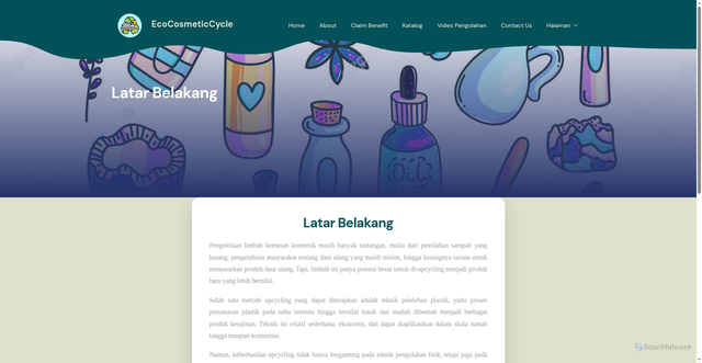Security scan screenshot of https://ecocosmeticcycle.pages.dev/event-detail.html