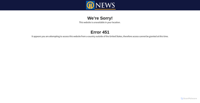 Security scan screenshot of https://wpxi.com