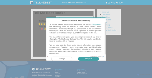 Security scan screenshot of https://tellmebest.com
