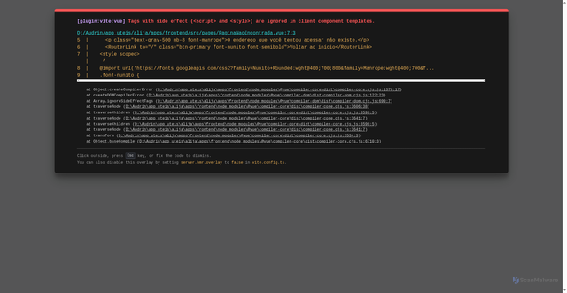 Security scan screenshot of https://alija.online/@vite/client
