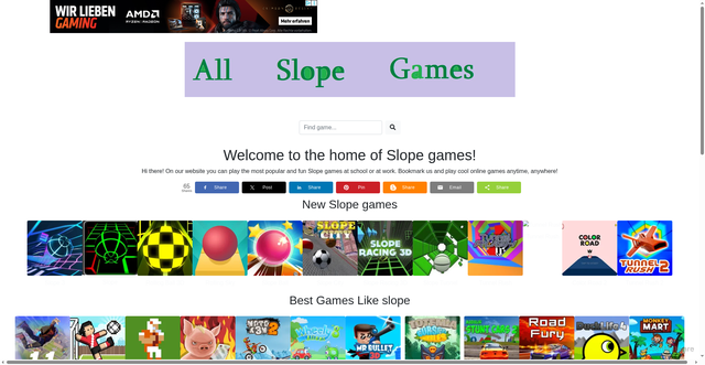 Security scan screenshot of https://slopegamesunblocked.com
