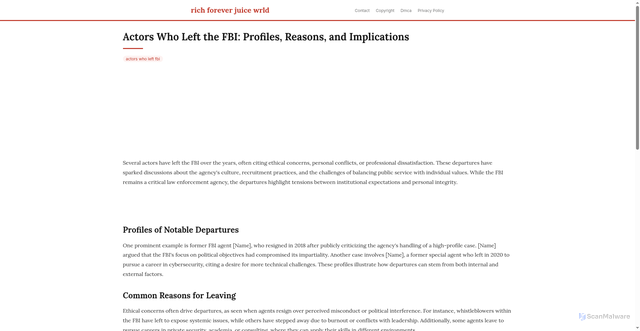 Security scan screenshot of https://duniacloudblog-dpurmyvdlpxs.edgeone.app/actors-who-left-fbi.html