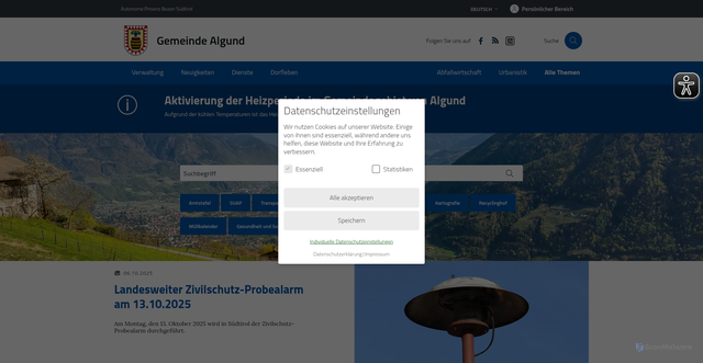 Security scan screenshot of https://www.lagundo.eu/de
