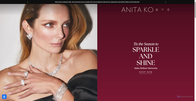 Security scan screenshot of https://anitako.com