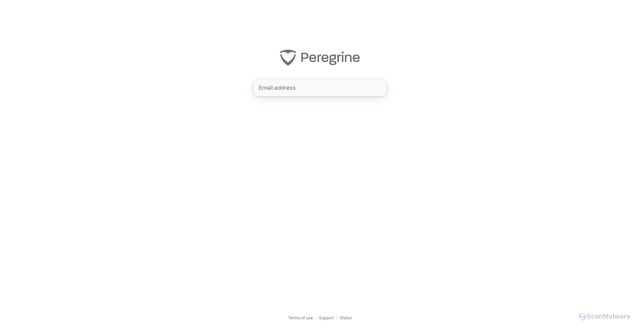 Security scan screenshot of https://app.peregrine.io