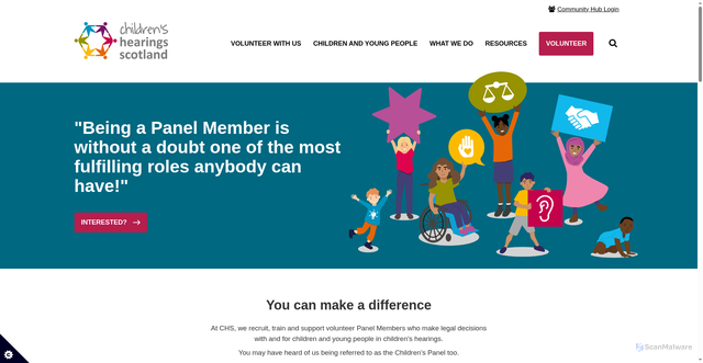 Security scan screenshot of https://www.chscotland.gov.uk/