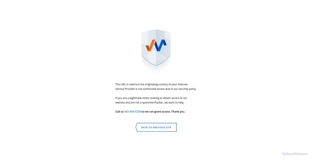Security scan screenshot of https://www.wasteline.org/