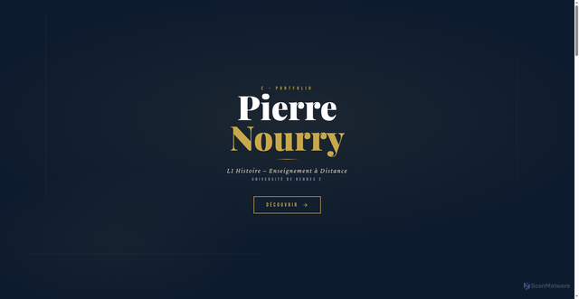 Security scan screenshot of https://eportfolionourrypierre-4ou01wxq8o.edgeone.app/