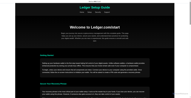 Security scan screenshot of https://homepage-startnow.wixstudio.com/us-en