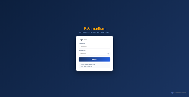 Security scan screenshot of https://esamadhan.pages.dev/