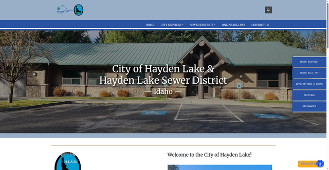 Security scan screenshot of https://cityofhaydenlake.gov/