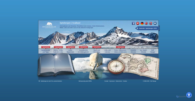 Security scan screenshot of https://www.spitzbergen.de/
