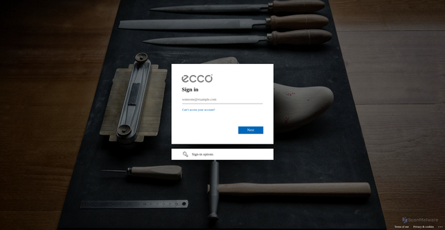 Security scan screenshot of https://ecco.templafy.com