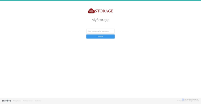 Security scan screenshot of https://westmont.egnyte.com