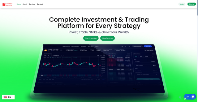 Security scan screenshot of https://blockprimemarkets.com/