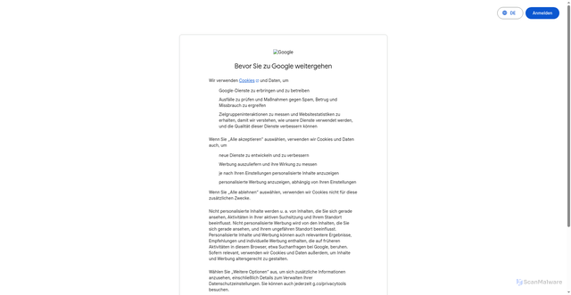 Security scan screenshot of https://maps.google.com