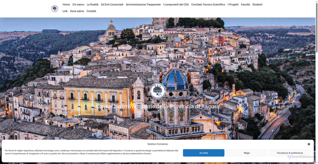 Security scan screenshot of https://unirg.it/