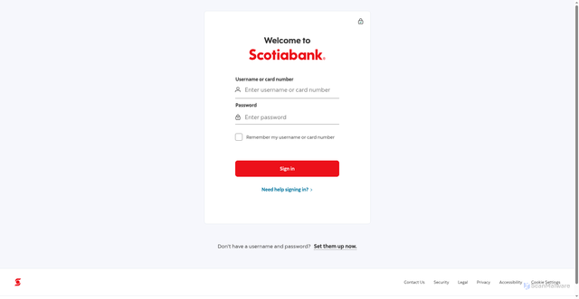 Security scan screenshot of http://refresh.scotiabank.com/
