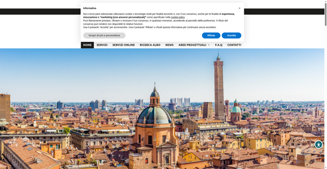 Security scan screenshot of https://www.ordineinfermieribologna.it/