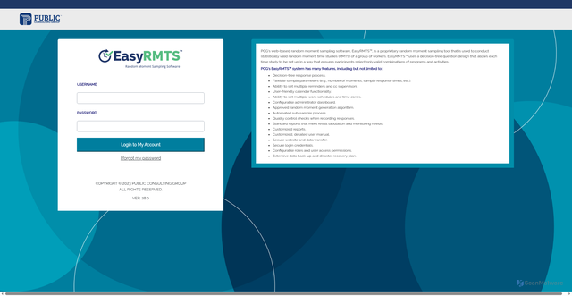 Security scan screenshot of https://www.easyrmtspcg.com