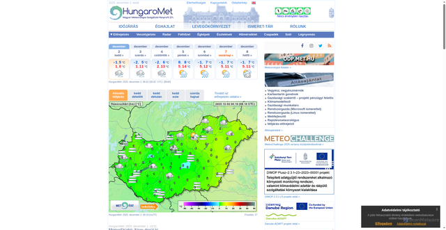 Security scan screenshot of https://www.met.hu/