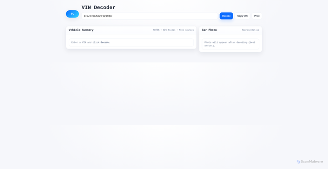 Security scan screenshot of https://vin-decoder-trustedcarpart-rlf7pov60f.edgeone.app/