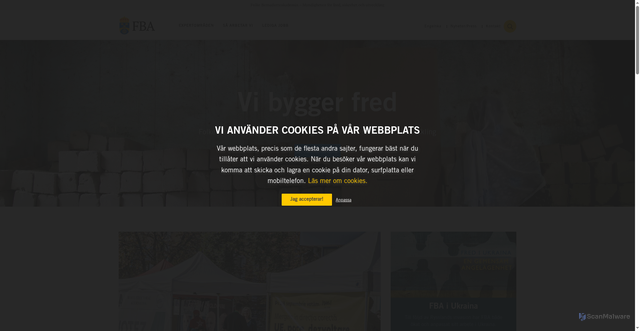 Security scan screenshot of https://fba.se/