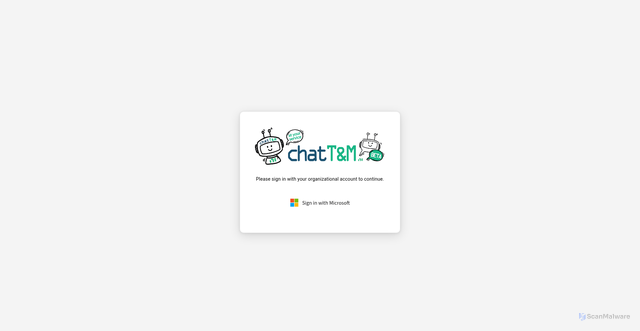 Security scan screenshot of https://chattm.azurewebsites.net