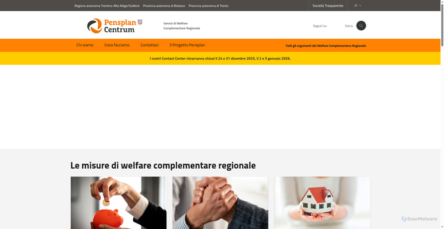 Security scan screenshot of https://pensplan.com/