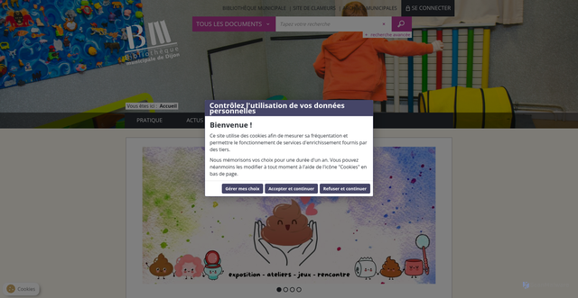 Security scan screenshot of https://bm.dijon.fr/
