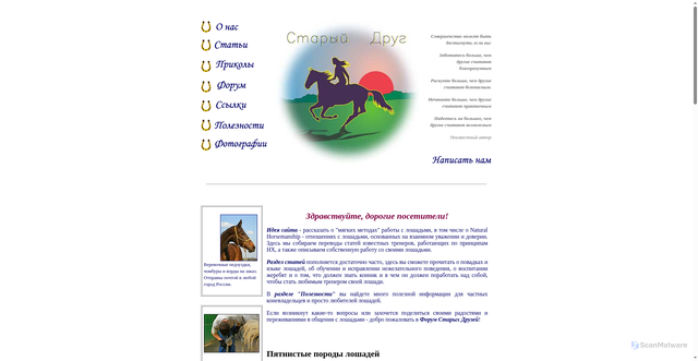 Security scan screenshot of https://www.filly.msk.ru