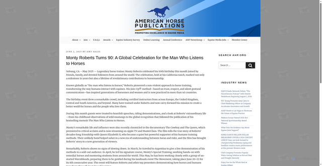 Security scan screenshot of https://www.americanhorsepubs.org/newsgroup/monty-roberts-turns-90-a-global-celebration-for-the-man-who-listens-to-horses/