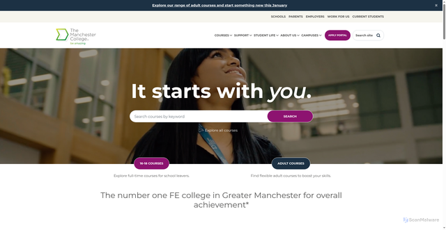 Security scan screenshot of https://www.tmc.ac.uk/