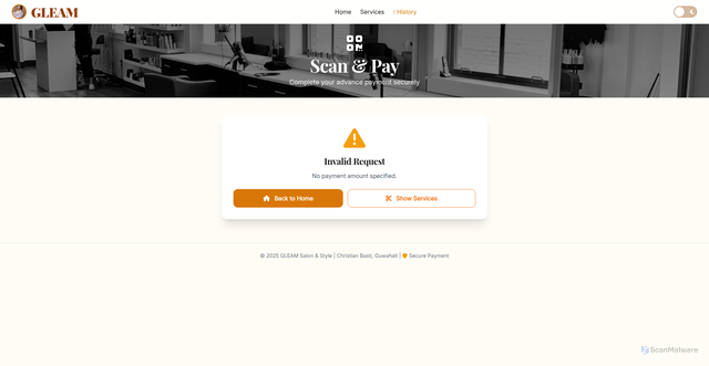 Security scan screenshot of https://trypage-n2ay77phaa.edgeone.app/