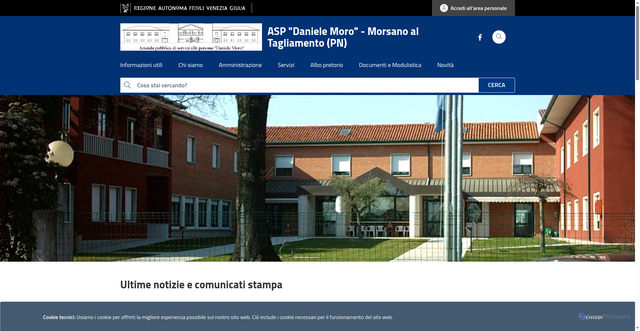 Security scan screenshot of https://www.entemoro.it/