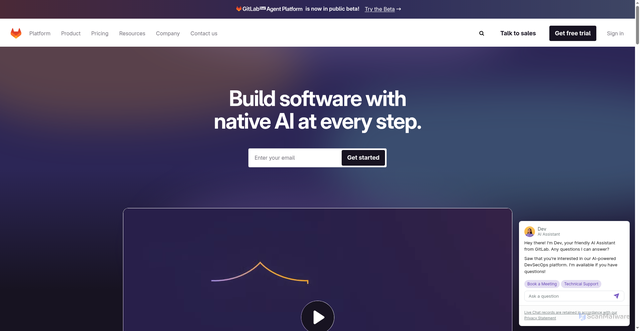 Security scan screenshot of https://gitlab.com/