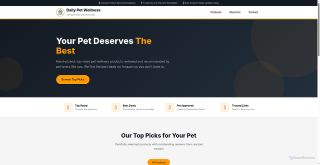 Security scan screenshot of http://petcomfortlab.com/