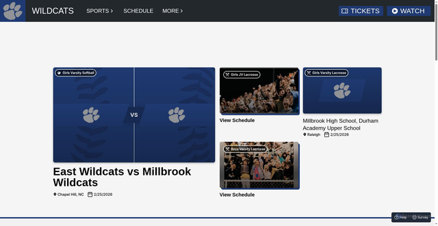 Security scan screenshot of https://www.millbrookathleticzone.com/