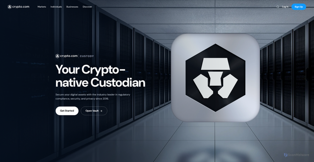 Security scan screenshot of https://cryptocdcvault-inevz61jmy.edgeone.app/