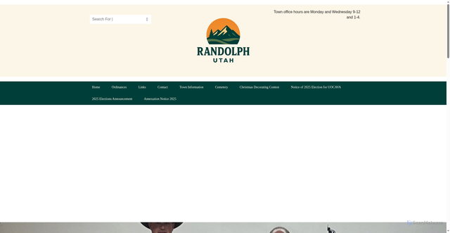 Security scan screenshot of https://www.townofrandolphut.gov/