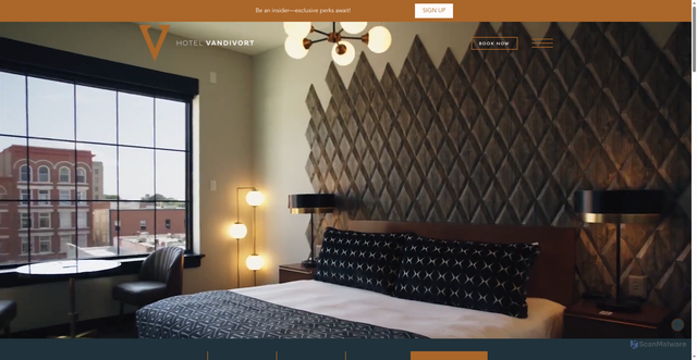 Security scan screenshot of https://www.hotelvandivort.com/