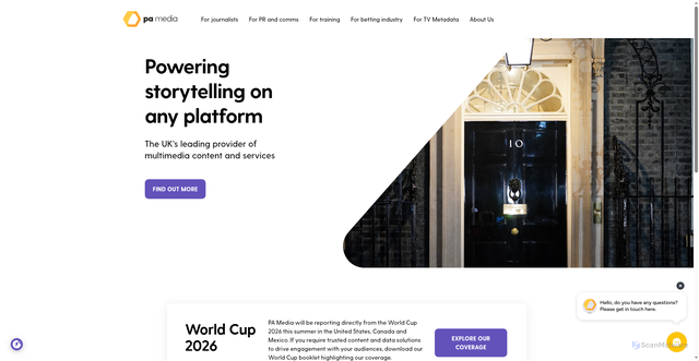Security scan screenshot of https://pa.media