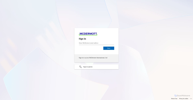 Security scan screenshot of https://edsv.login.us2.oraclecloud.com