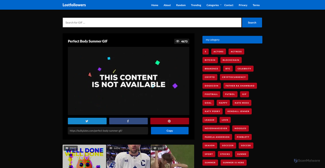 Security scan screenshot of https://bulkplates.com/perfect-body-summer-gif/