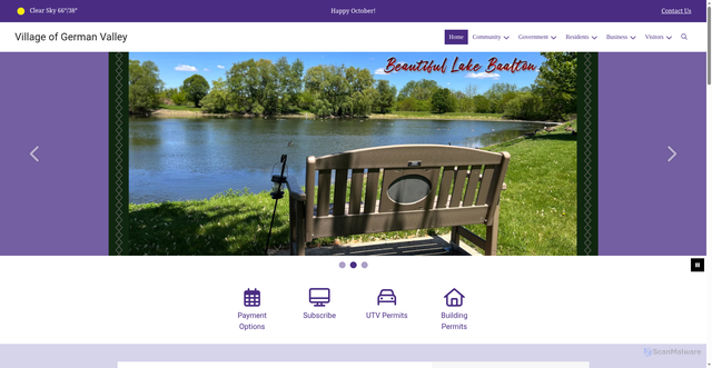 Security scan screenshot of https://germanvalleyil.gov/