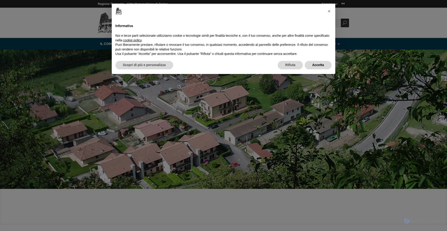 Security scan screenshot of https://www.comune.sandidero.to.it/