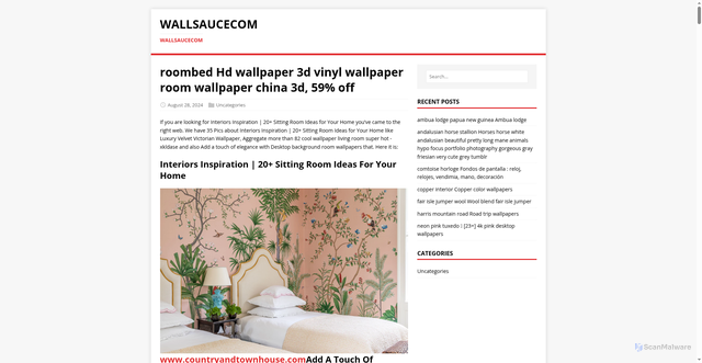 Security scan screenshot of https://wallsaucecom.pages.dev/post/roombed/